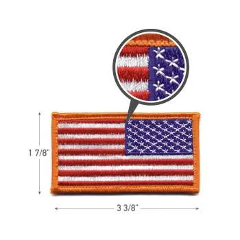 American Flag Patch - Hook Back