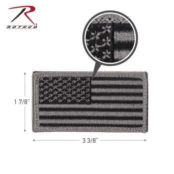 American Flag Patch - Hook Back