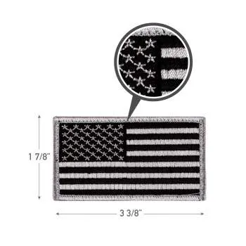 American Flag Patch - Hook Back