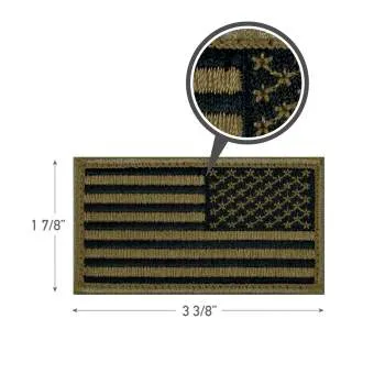 American Flag Patch - Hook Back