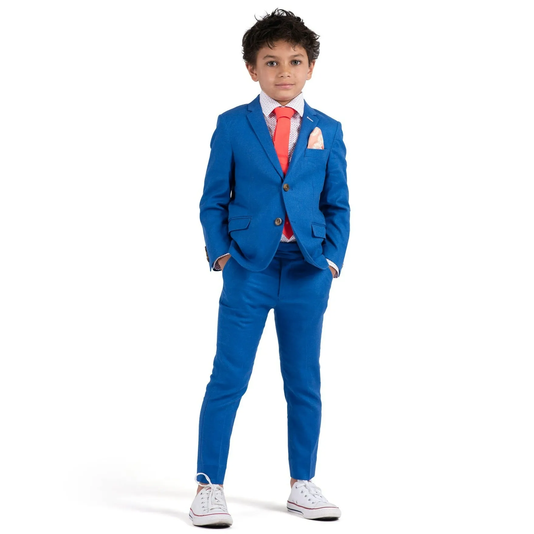 Appaman Boys 2pc Nautical Blue Stretch Suit