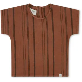 Arlo T-shirt - sienna striped