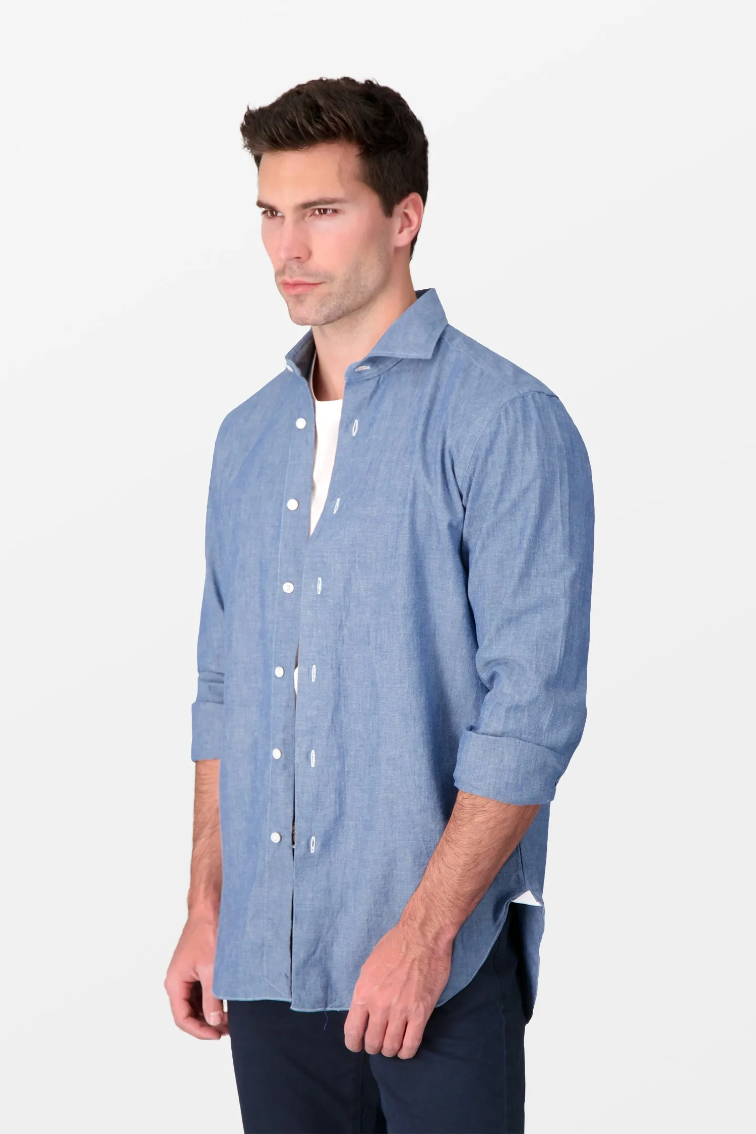 Barba Napoli Blue Classic Shirt