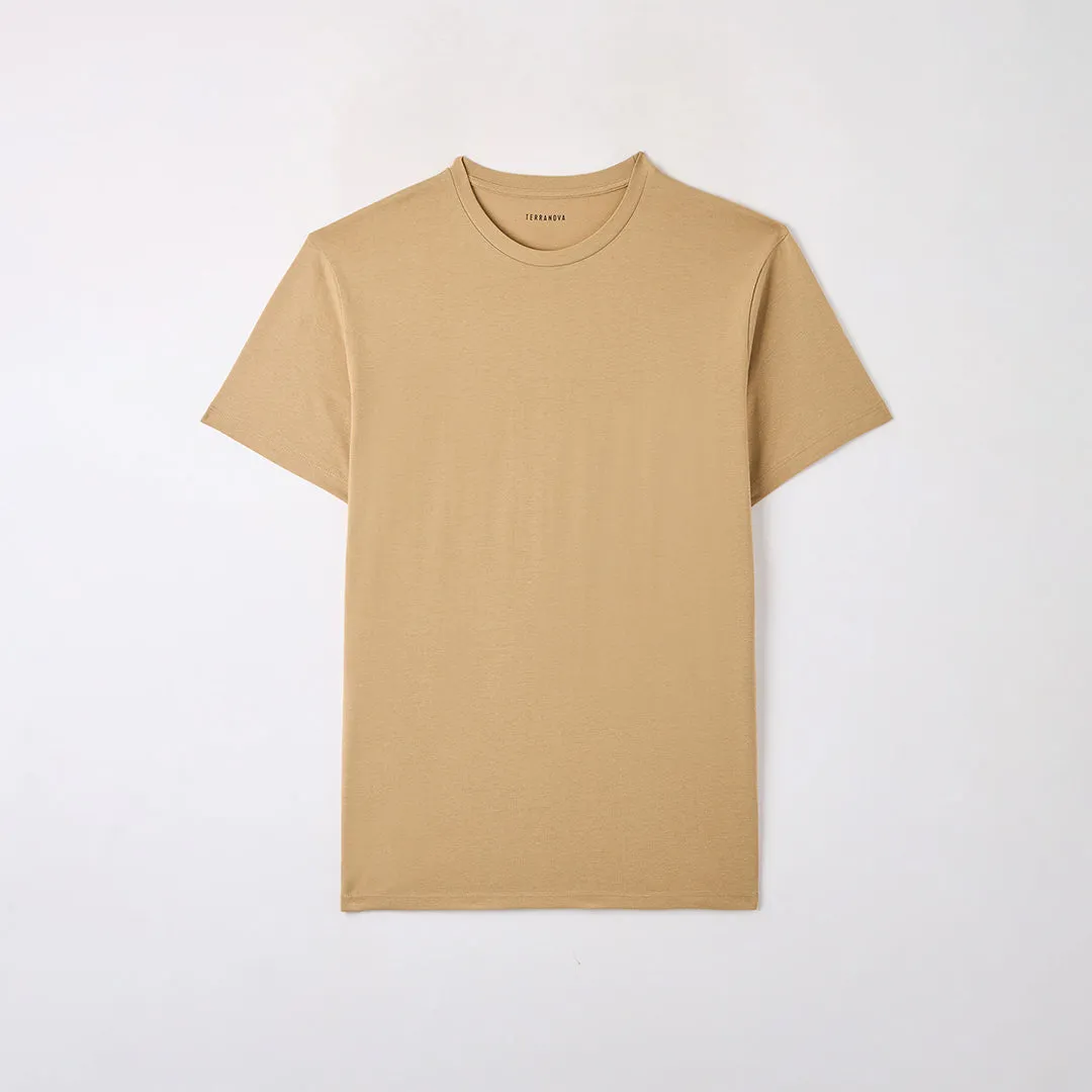 Basic Model Crew Neck T-Shirt