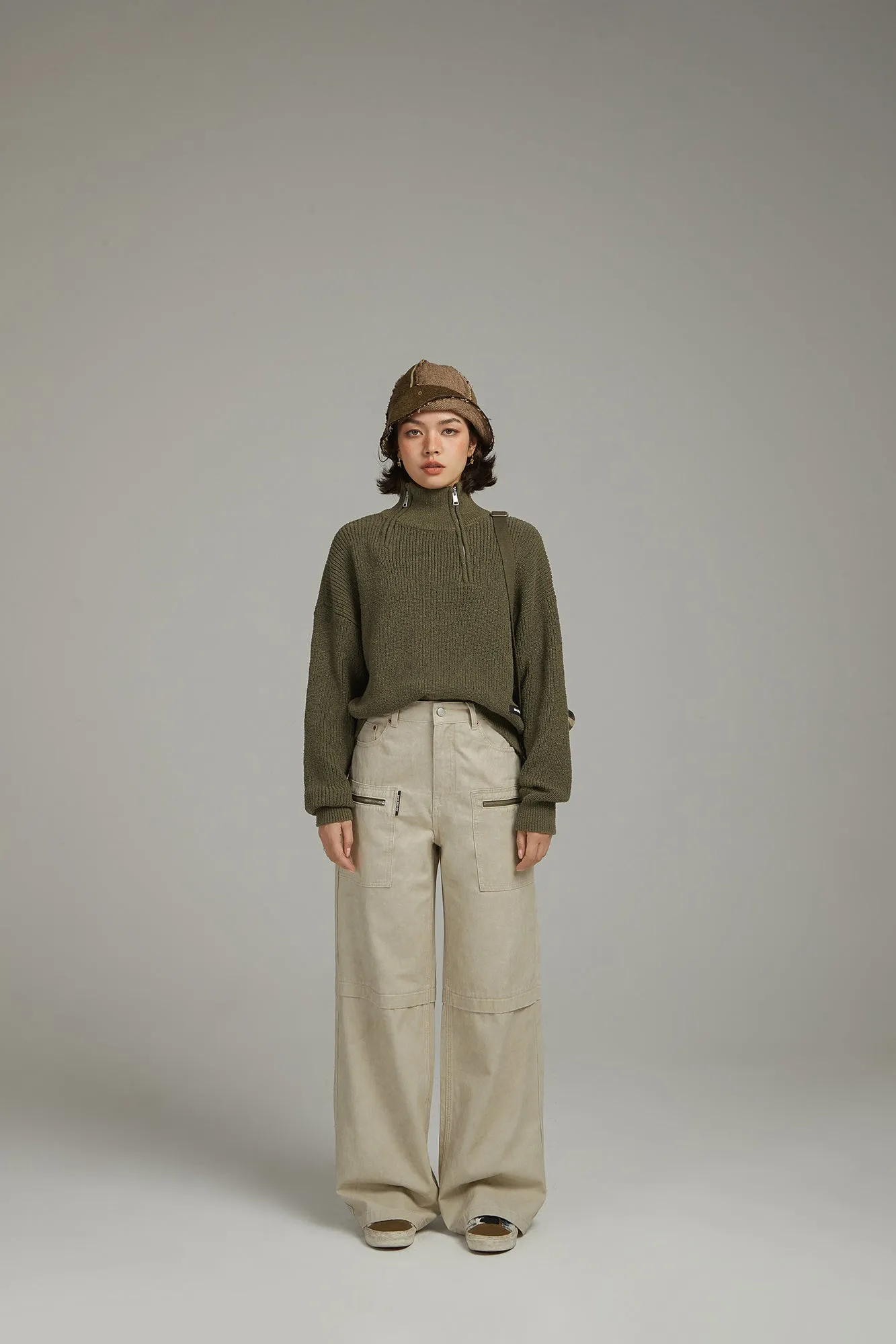 Basic Pocket Wide Pants