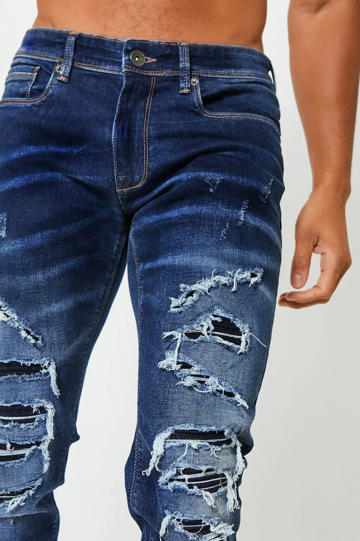 Benhill Tapered Jean - Dark Blue