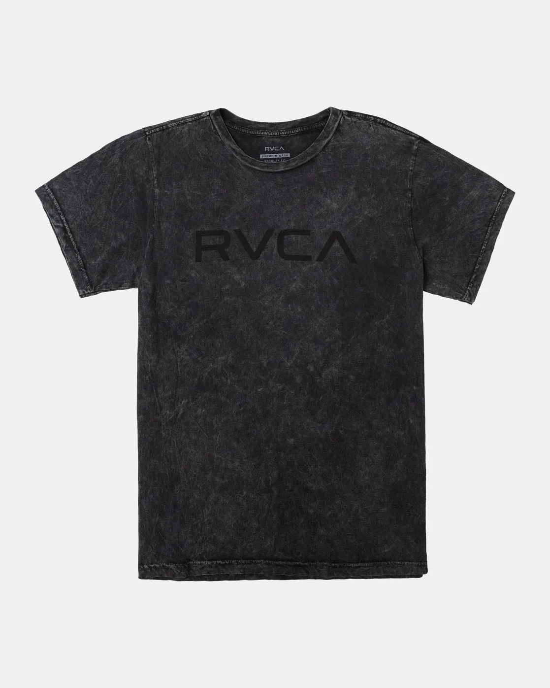 Big RVCA Tie-Dyed Tee - Black Shock Wash