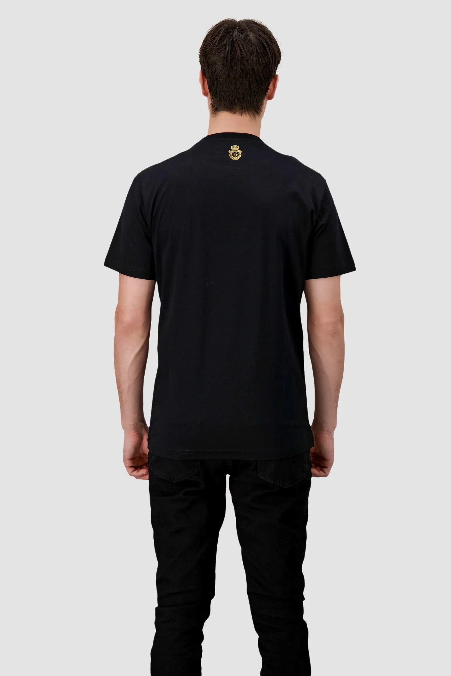 Billionaire Black SS Crest Round Neck T-Shirt