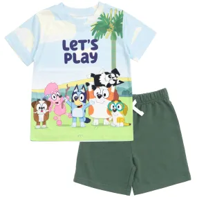 Bluey T-Shirt and Shorts Outfit Set