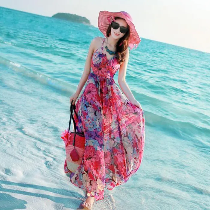 Boho Style Summer Beach Long Dress