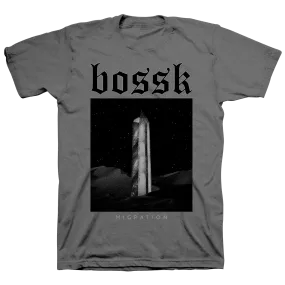 Bossk "Migration Obelisk" Grey T-Shirt