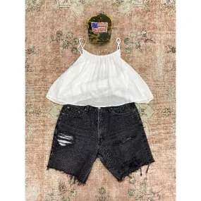 Custom Vintage Denim Shorts