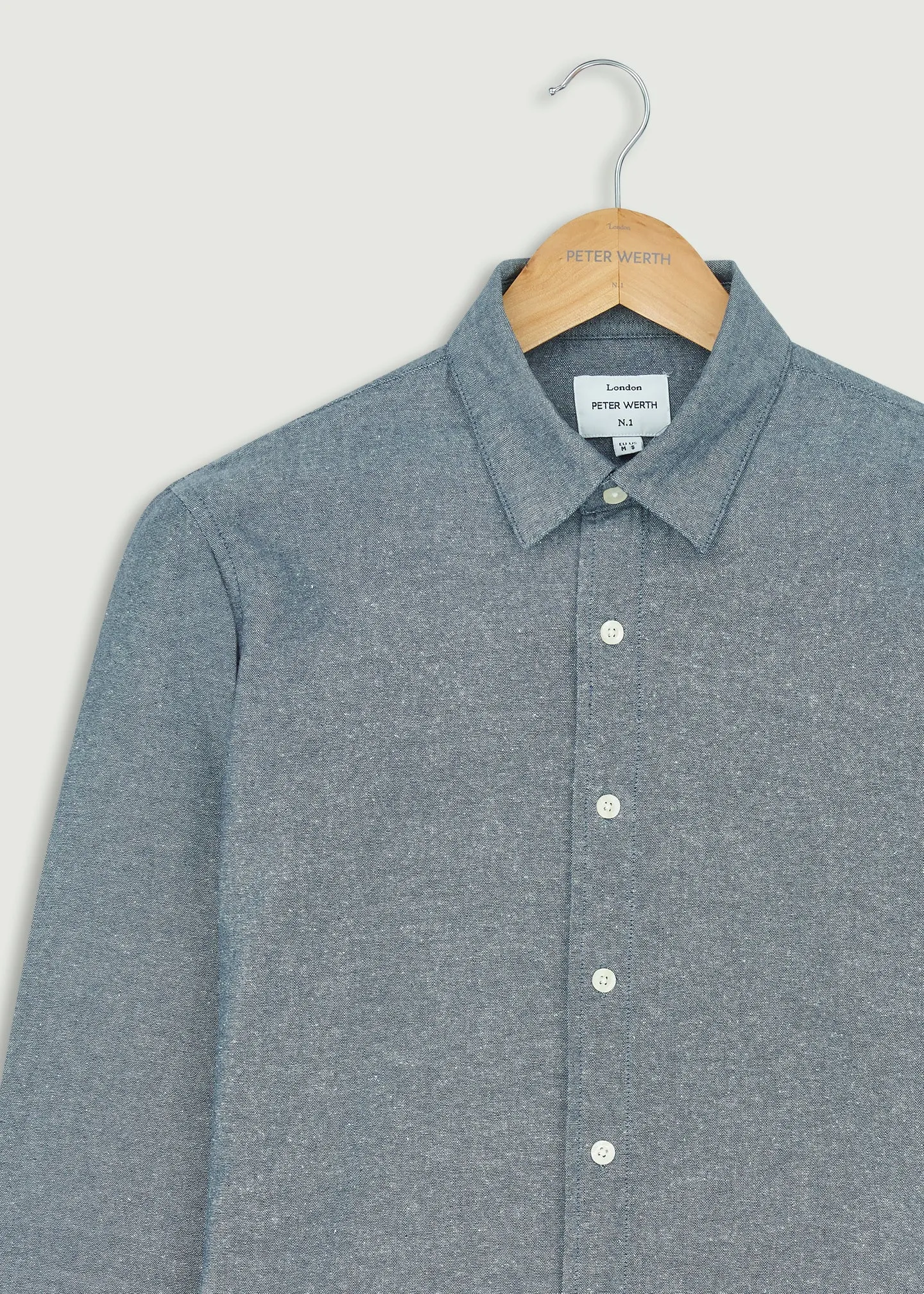 Dane Long Sleeve Shirt - Dark Indigo