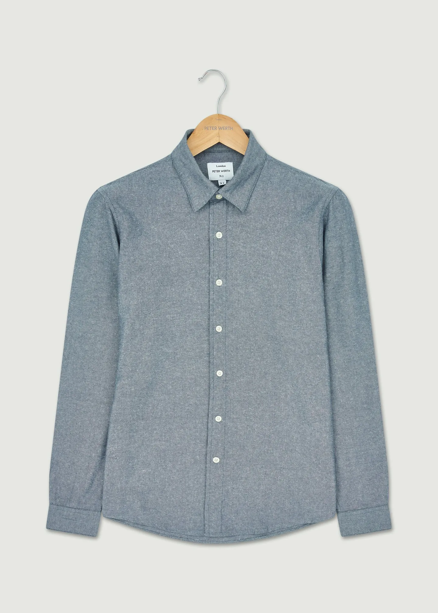 Dane Long Sleeve Shirt - Dark Indigo