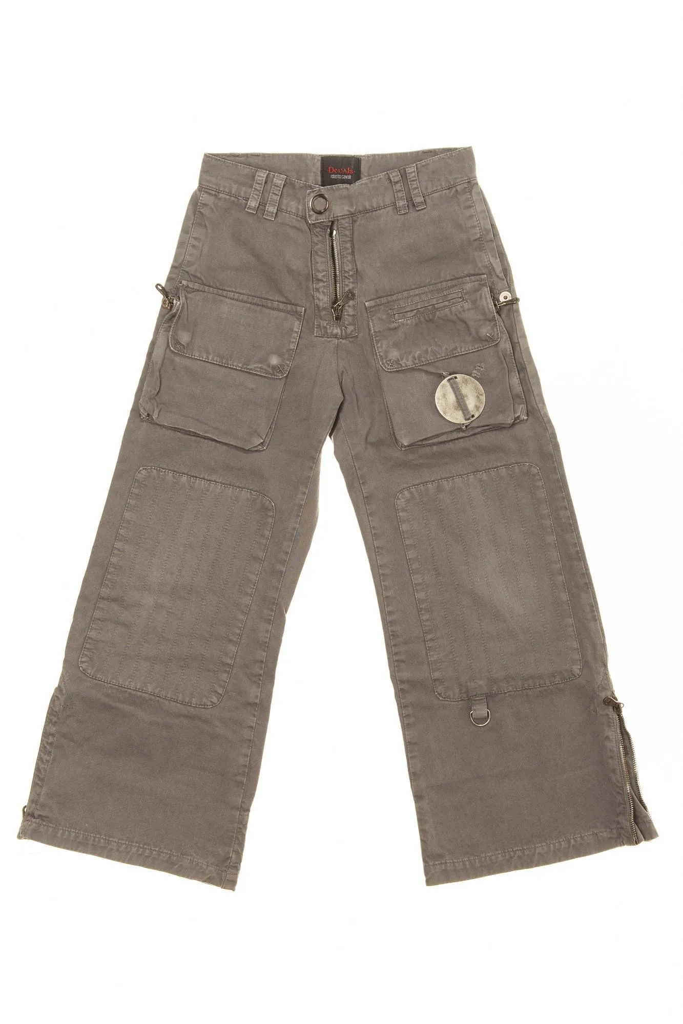 Devils Roberto Cavalli - Gray Cargo Pants - 6