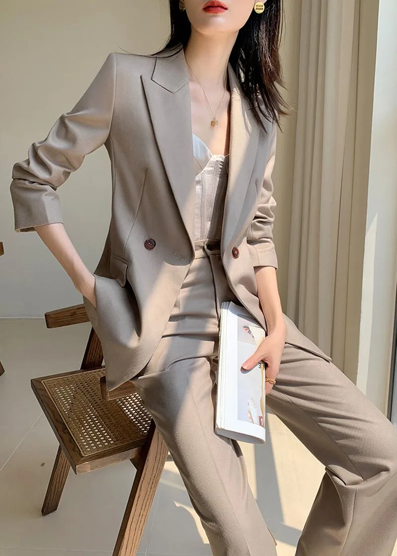 Double Breasted Blazer Pantsuit