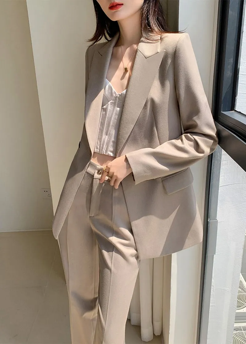 Double Breasted Blazer Pantsuit