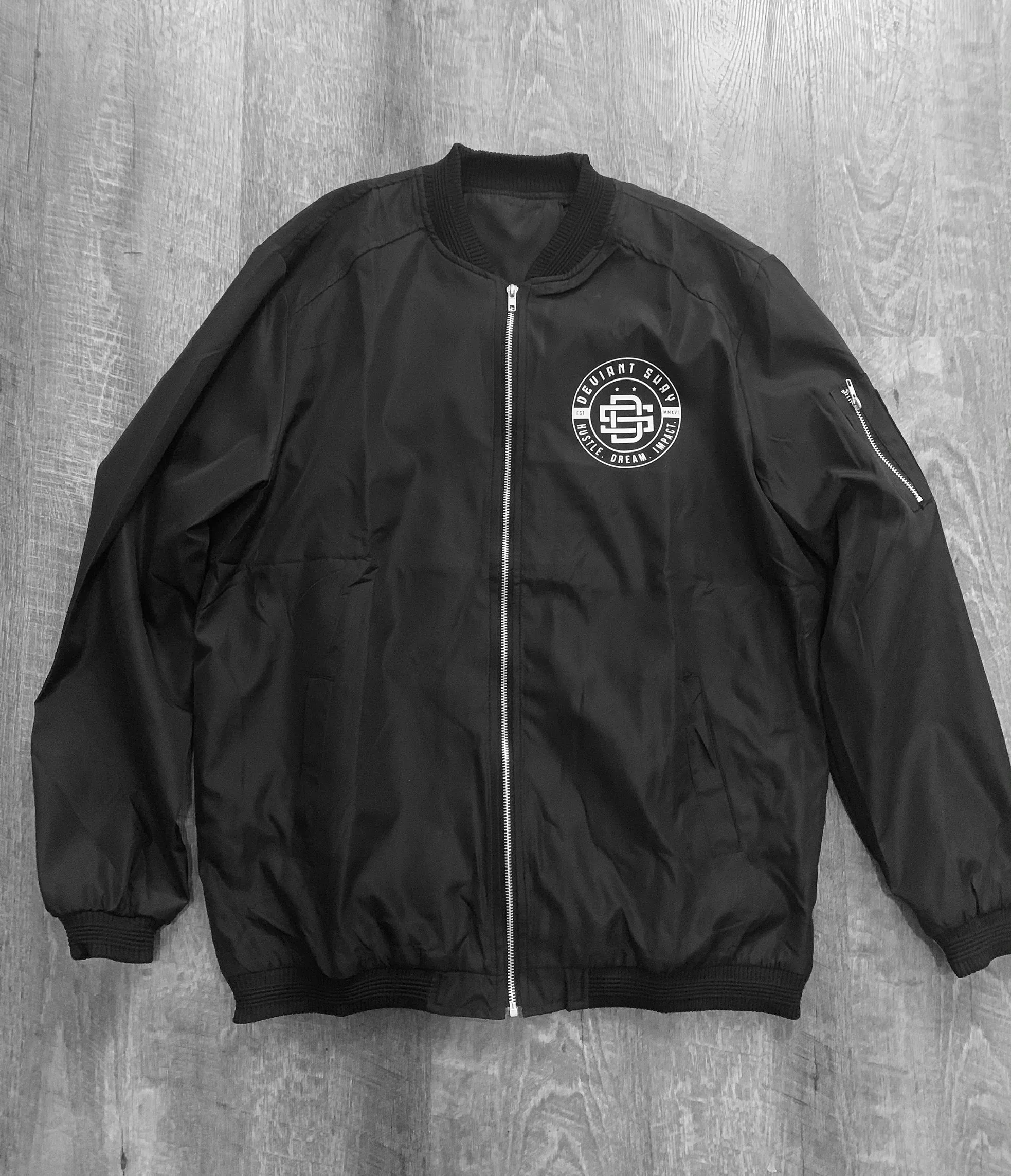 DS Hustle Dream Impact Logo Signature Bomber Jacket