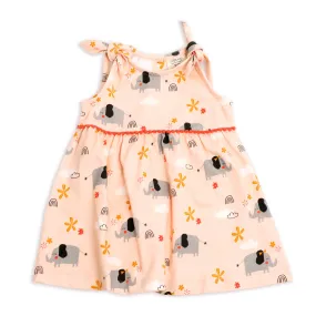 Elephant Shoulder Knot Dress   Bloomer SET(Organic Cotton)