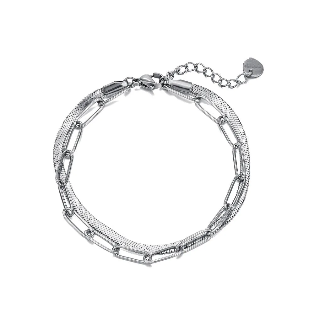 European And American Stainless Steel Bracelet Female