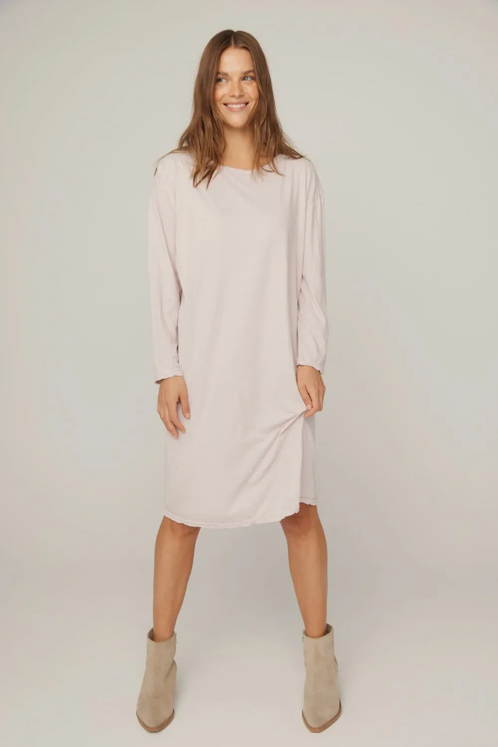 Hap long sleeve T dress