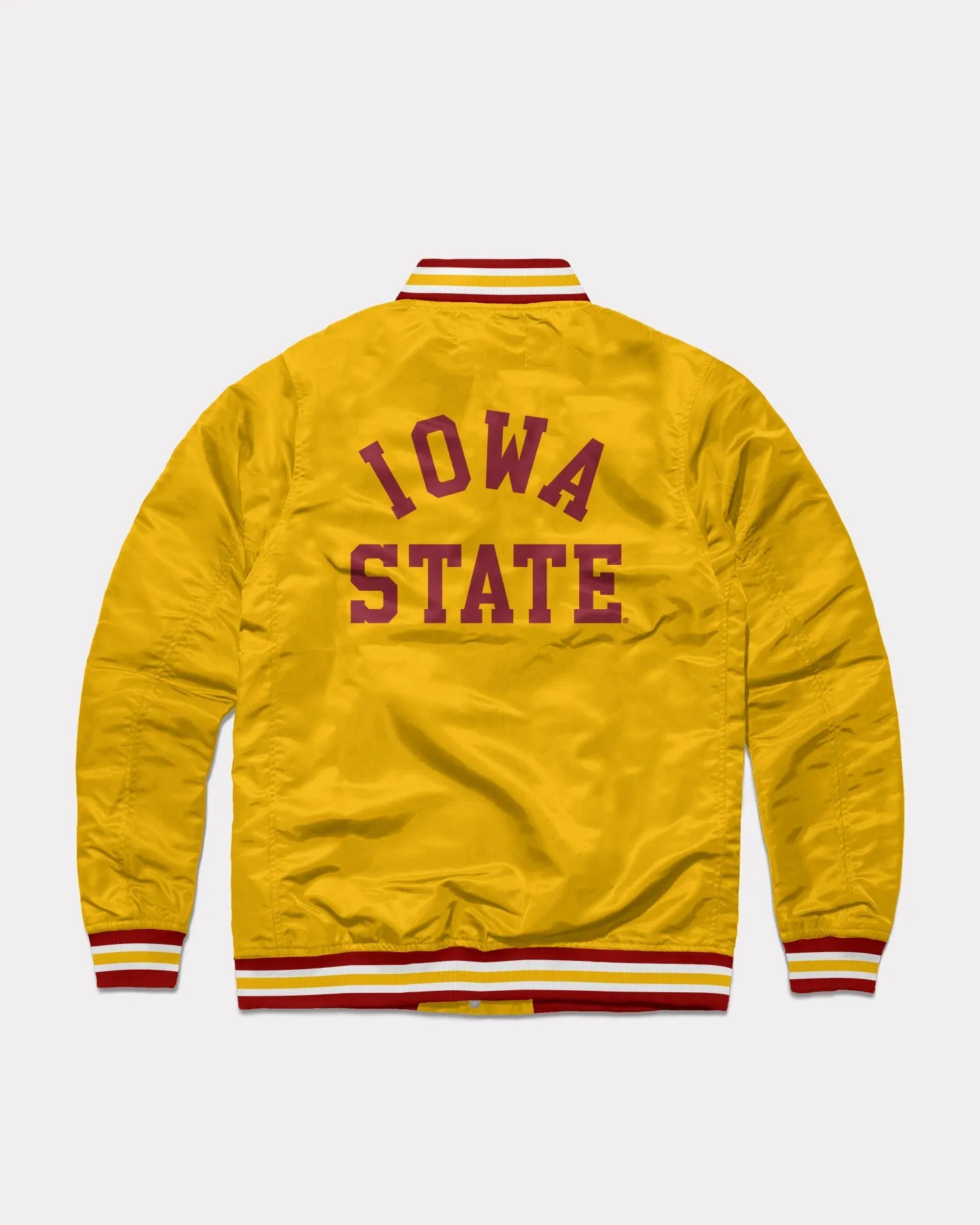 Iowa State Block I Yellow Varsity Jacket