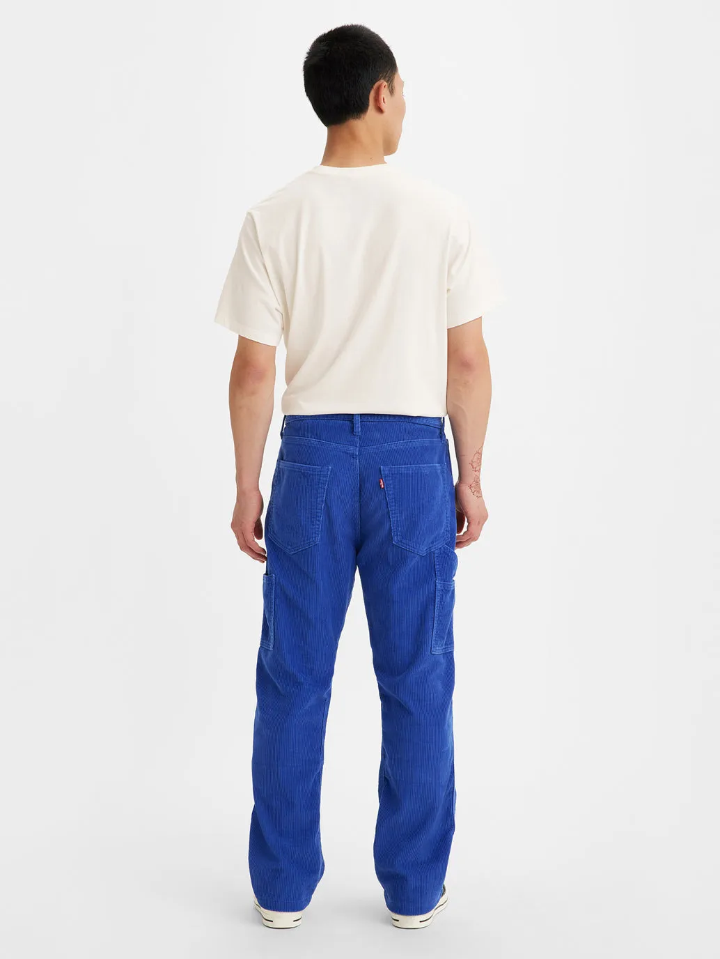 Men's Blue Loose Fit Trousers