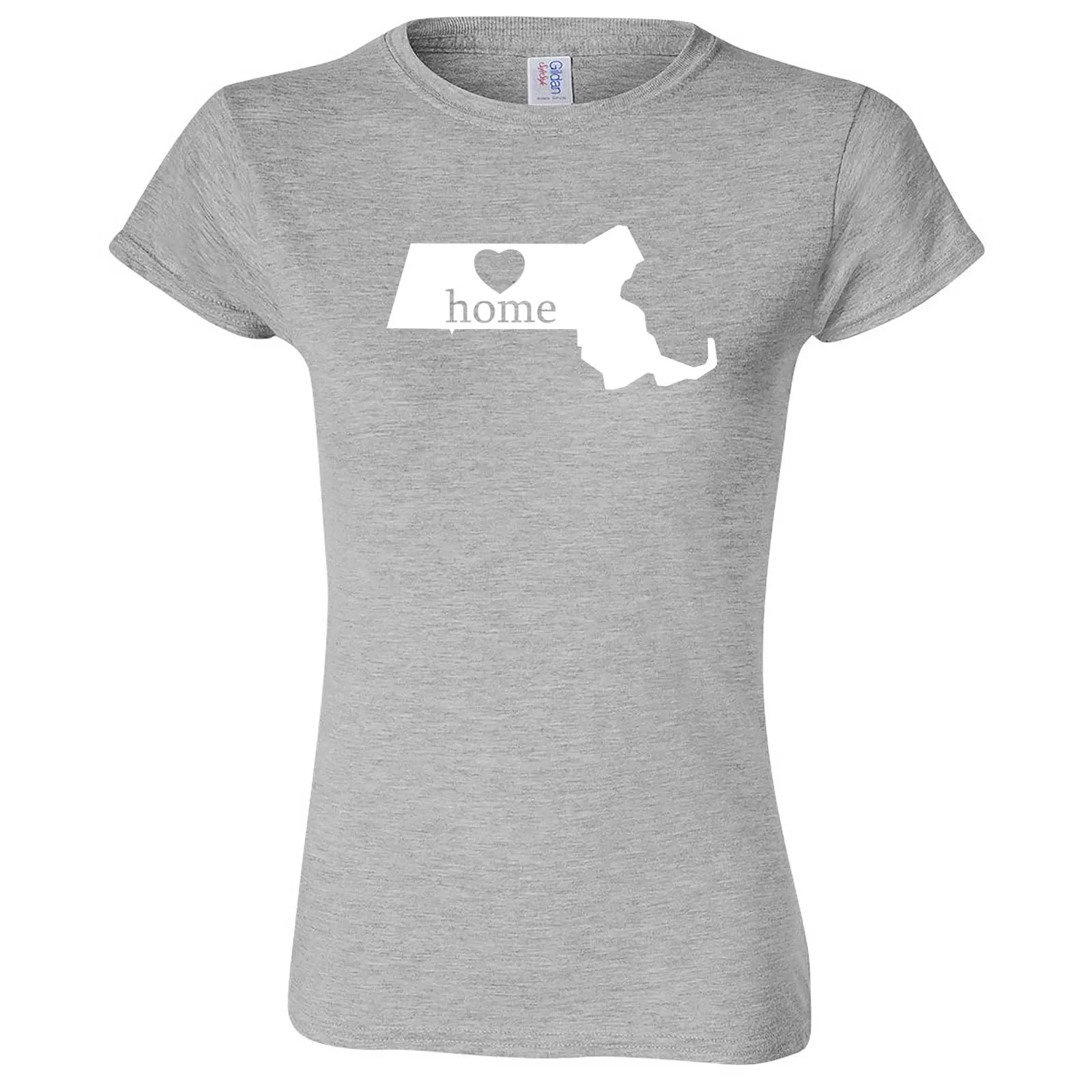 "Massachusetts Home State Pride" women's t-shirt