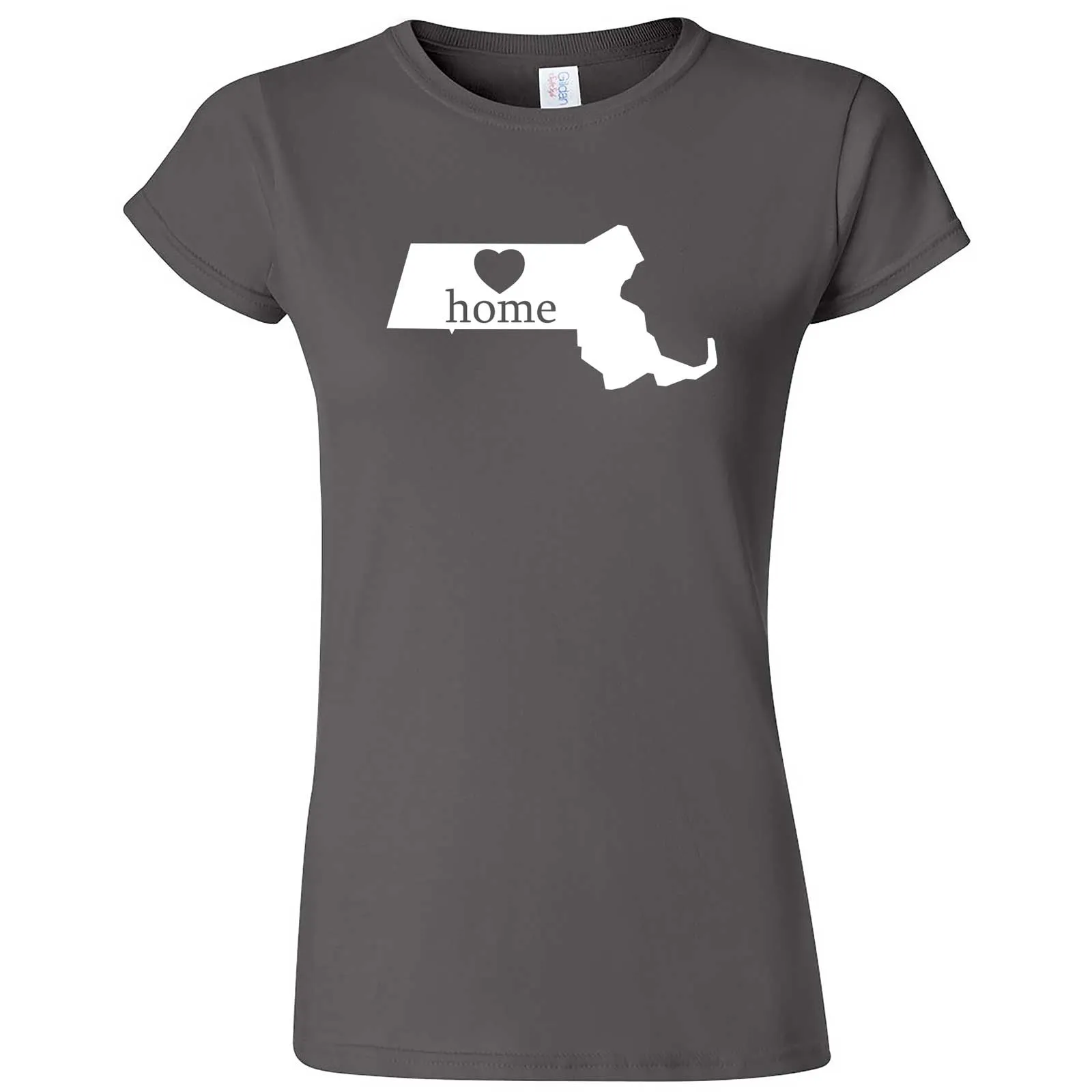 "Massachusetts Home State Pride" women's t-shirt