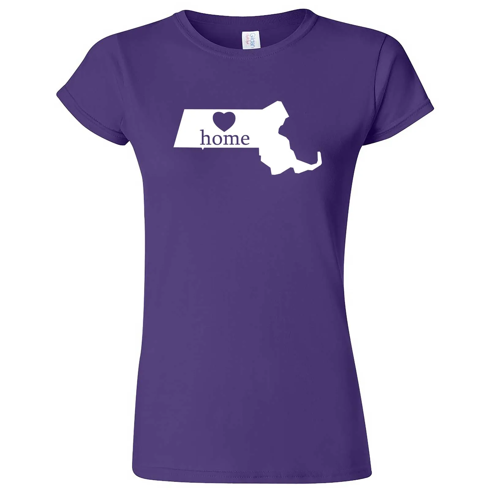 "Massachusetts Home State Pride" women's t-shirt