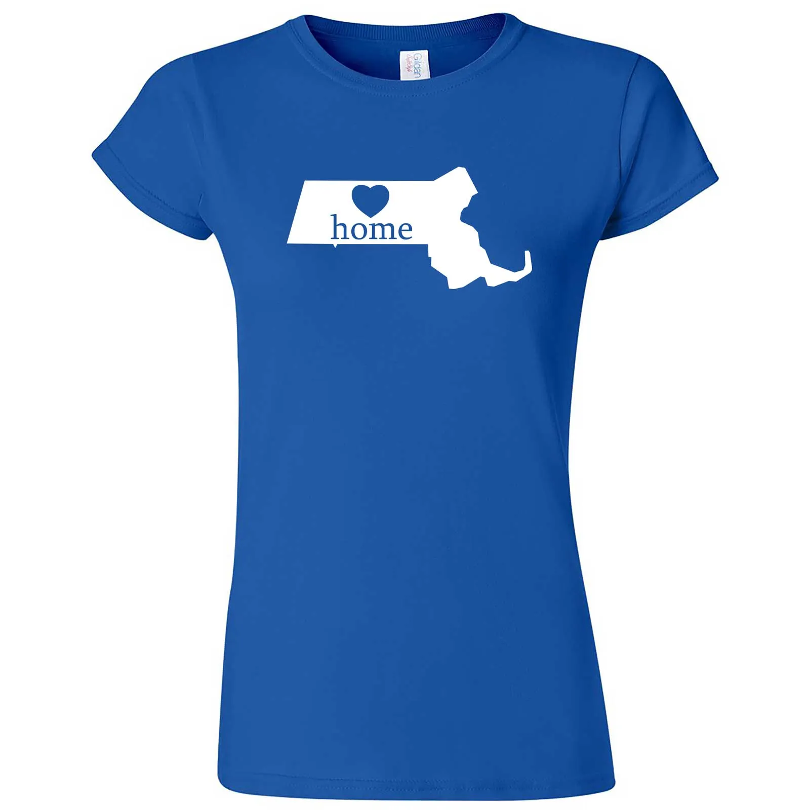 "Massachusetts Home State Pride" women's t-shirt