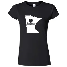 "Minnesota Home State Pride" women's t-shirt