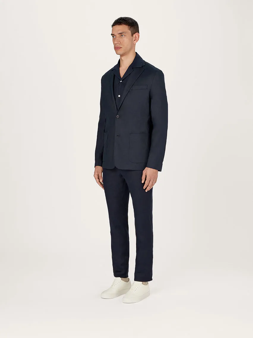 The Linen Suit - Navy