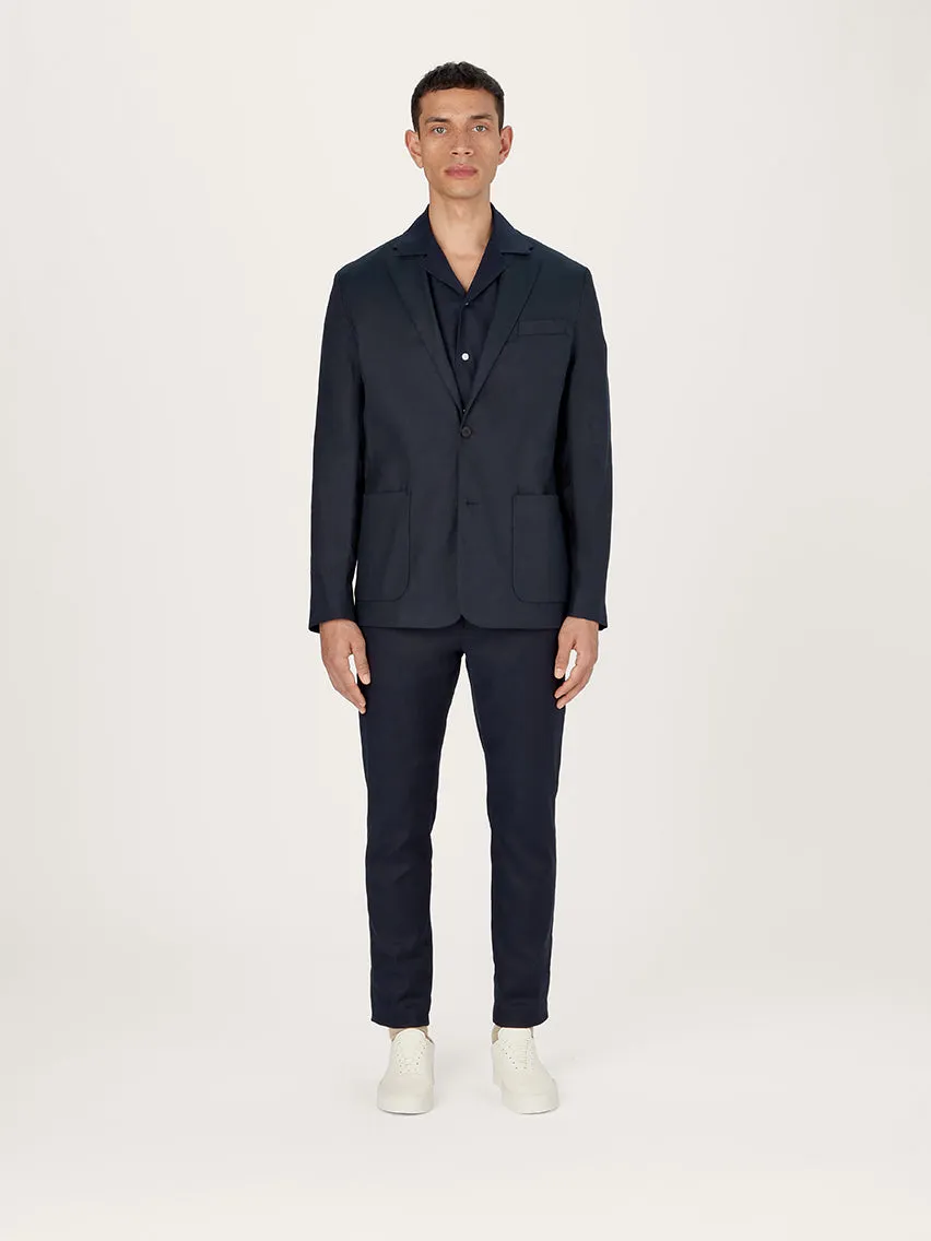 The Linen Suit - Navy