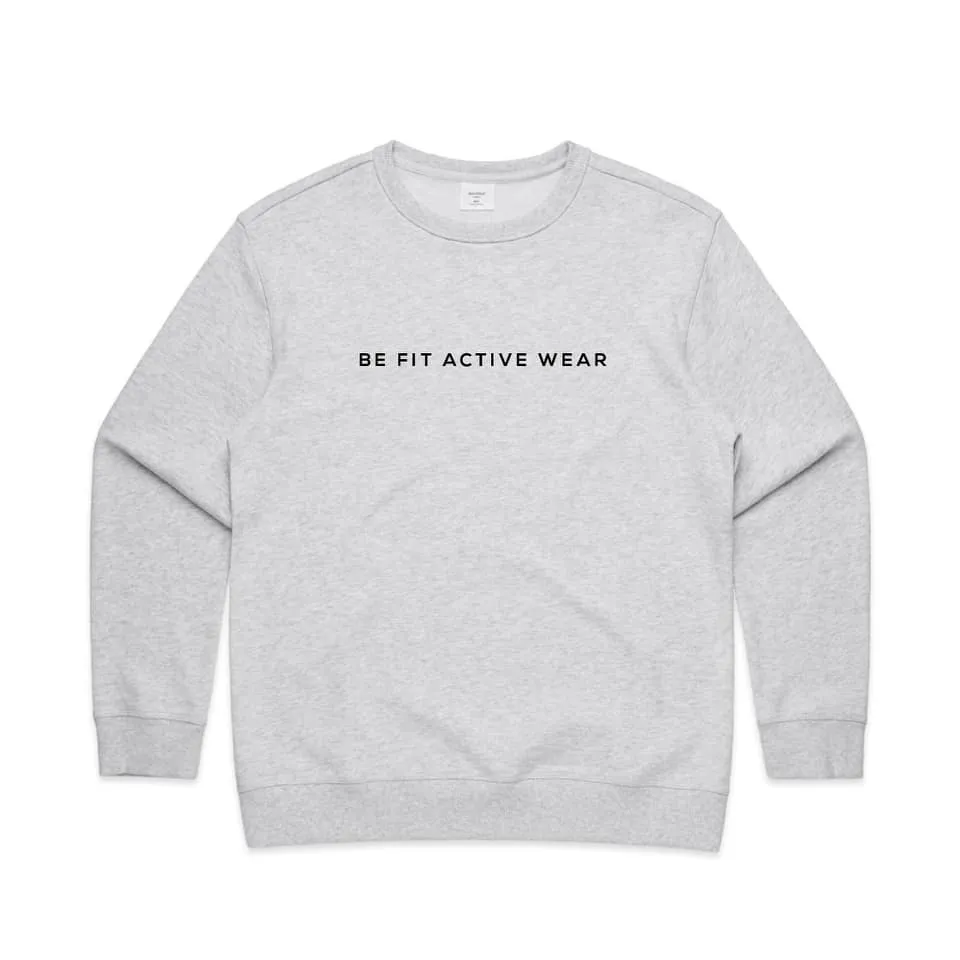 Women's ''BE-FIT ACTIVE WEAR'' Long-Sleeve Crew Jumper