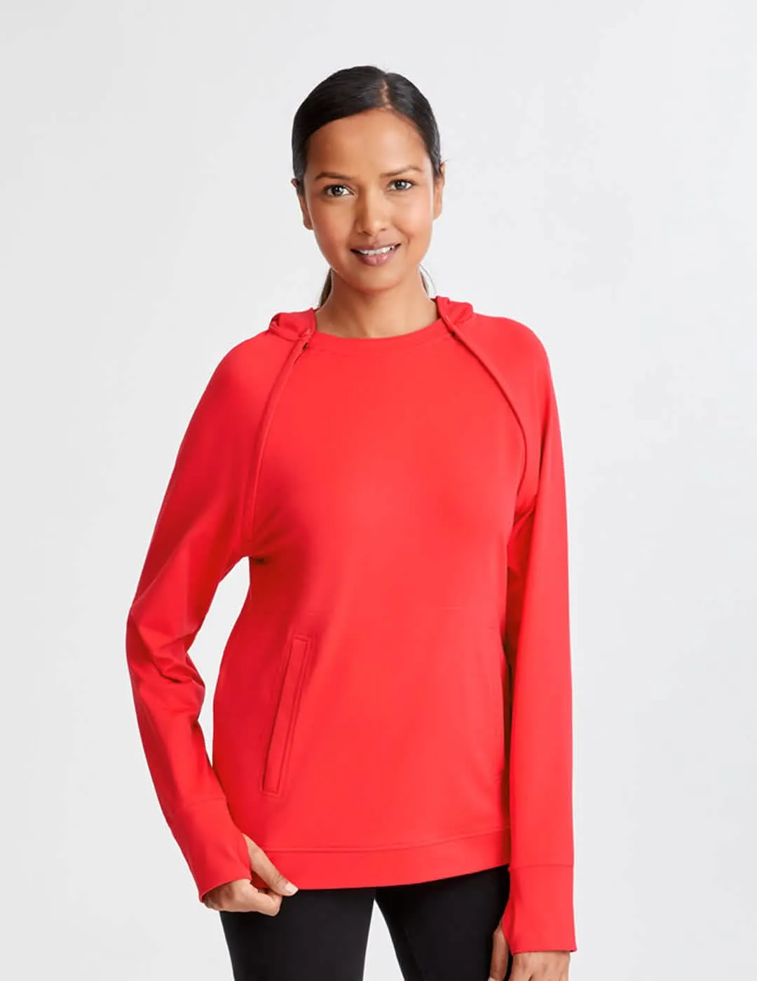 Womens Chest Port Access Hoodie by Oscar de la Renta