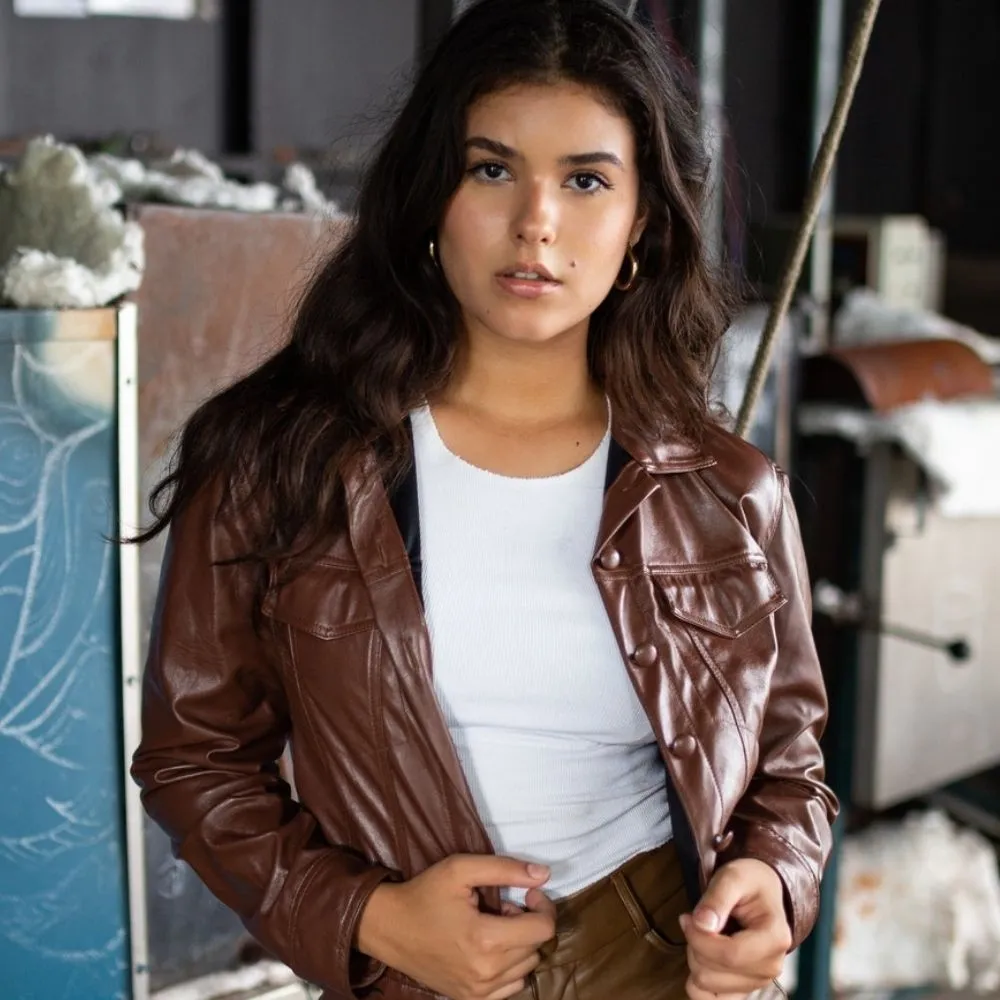 Women's Leather Jacket | KC Leather - Flavia