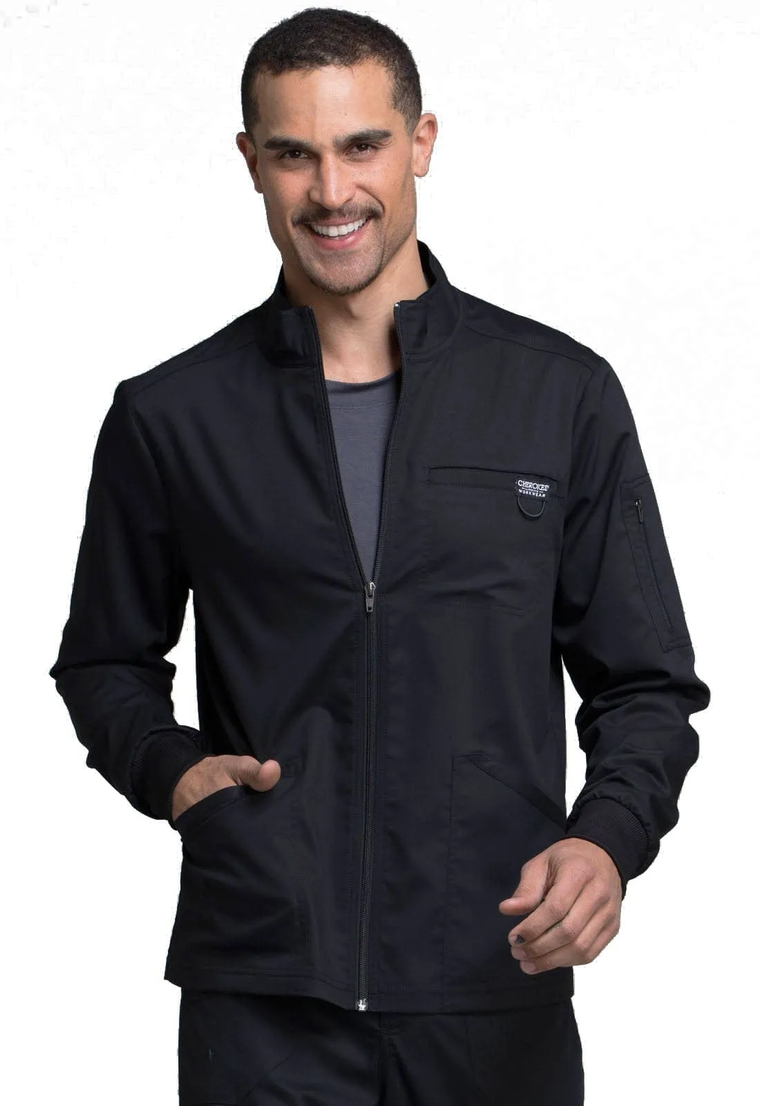 WW Revolution Men's Zip Front Scrub Jacket WW320