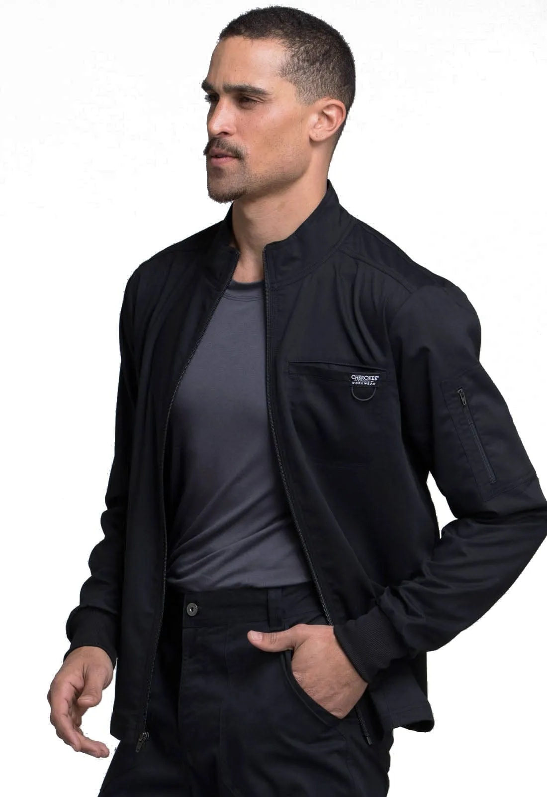 WW Revolution Men's Zip Front Scrub Jacket WW320