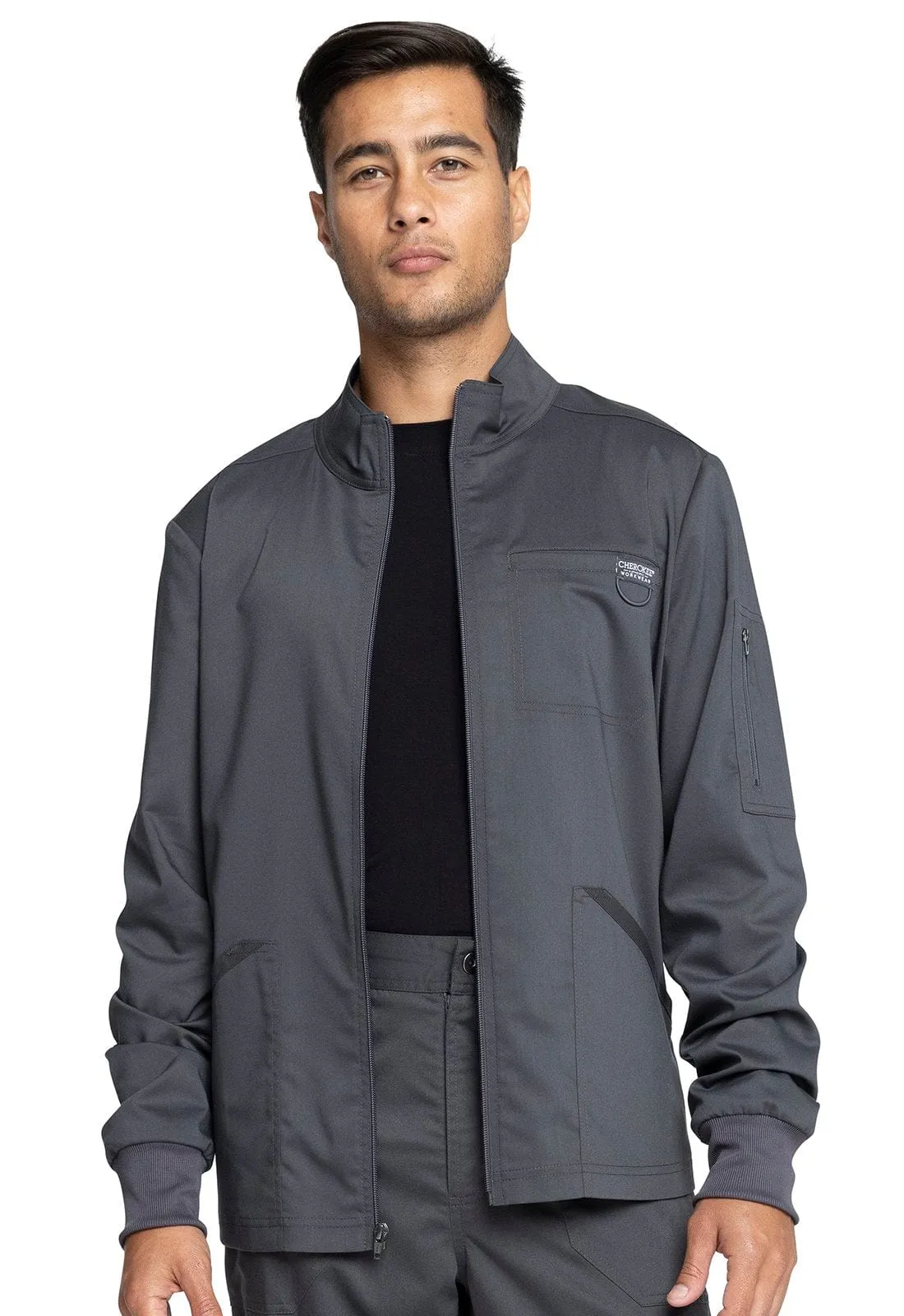 WW Revolution Men's Zip Front Scrub Jacket WW320