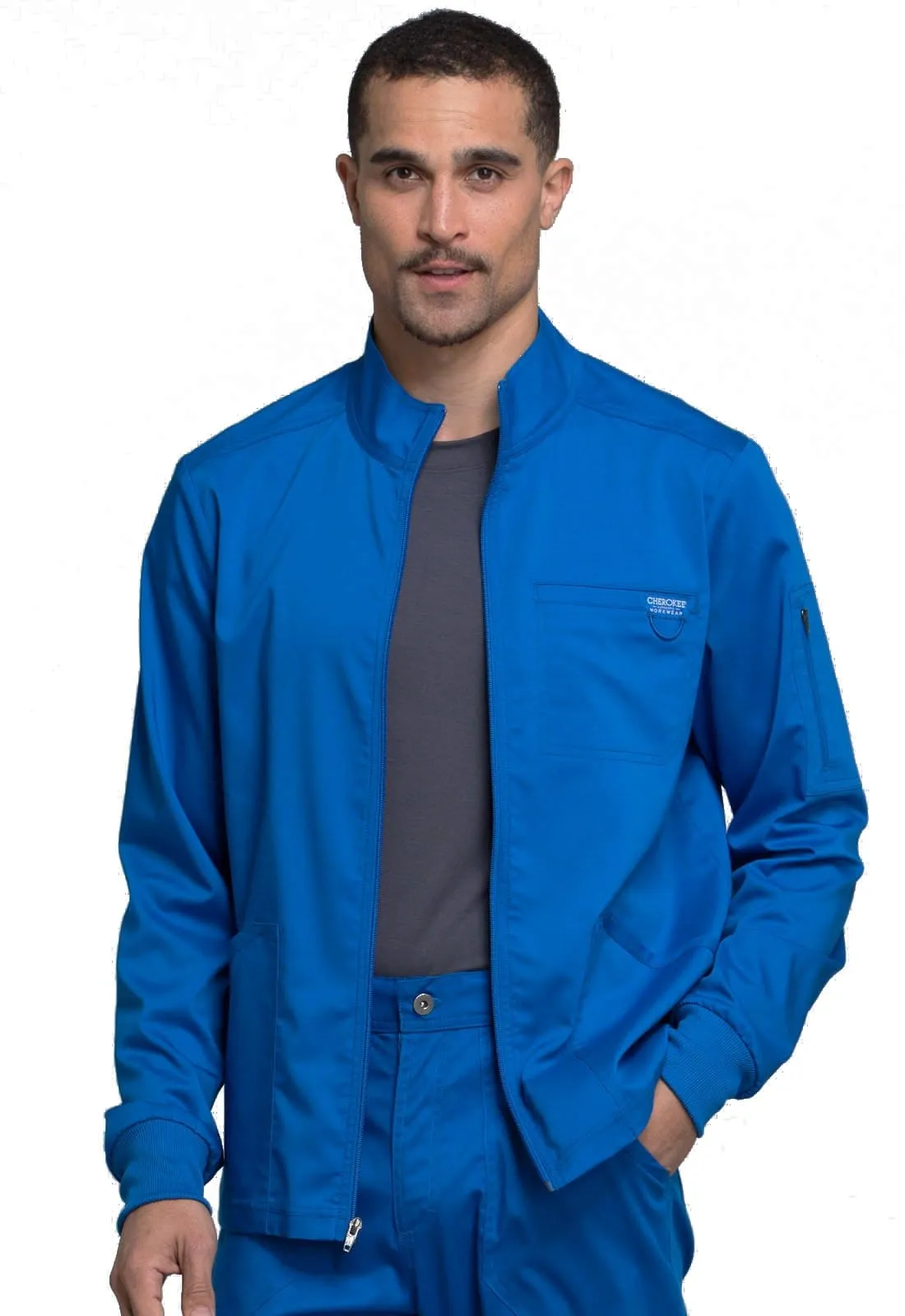 WW Revolution Men's Zip Front Scrub Jacket WW320